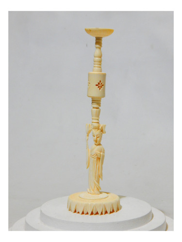 Base  Bola De La Paciencia Noble Material Ivory Escultura