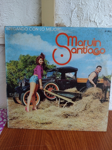 Marvin Santiago Bregando Con Lo Mejor Disco De Vinil Lp