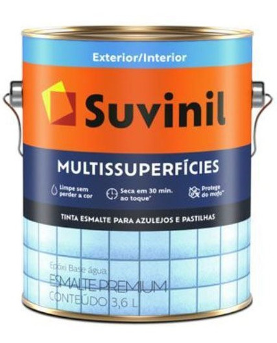 Hidroesmalte Esmalte Epoxi Azulejos Ceramicas Suvinil 3.6 L 