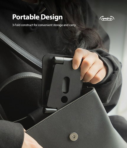 Imagen 4 de 5 de Soporte Para Celular & Tablet Plegable Ringke Escritorio