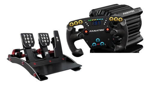 Kit Simulador Fanatec Fórmula 1 Dd+ 15nm F1 V2 + Pedais V3