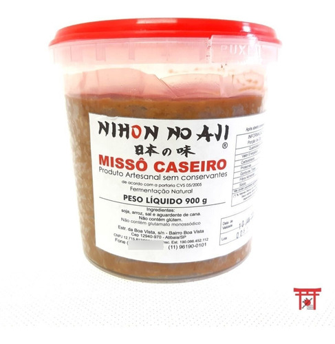 Pasta Soja Misso Caseiro Missoshiru (sem Conservantes) 900g