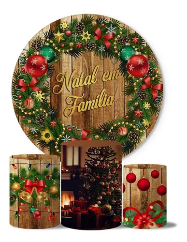 Painel Temático Feliz Natal 3 Veste Fácil C/elástico