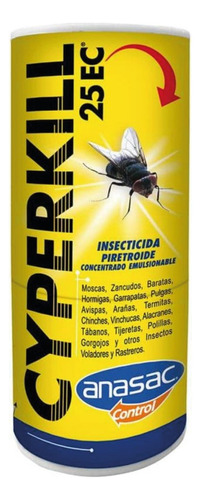 Cyperkill 25 Ec Repelente Multi Insectos Control Plagas 50cc