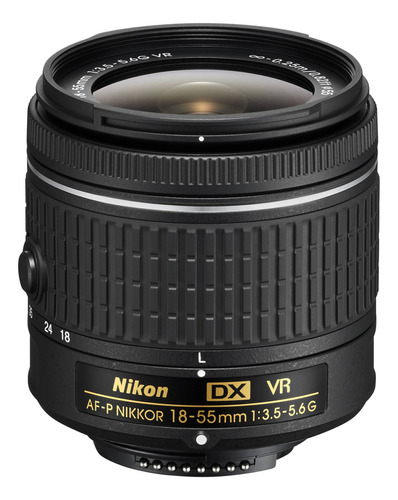 Nuevo Nikon Af-p Dx Nikkor 18-55 Mm F / 3.5-5.6g Vr Lens Nue