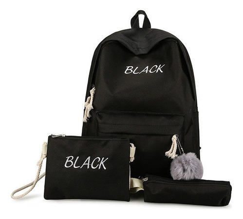 Mochila Set 3 Bolsas Viaje Lapicera Portatil Para Estudiant