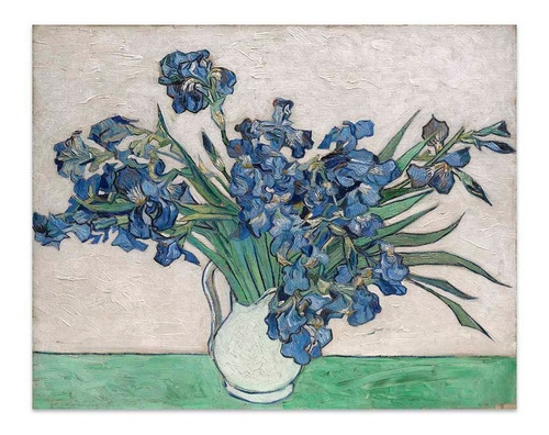 Cuadro Canvas Fine Art Lirios Vincent Van Gogh 40x50 M Y C