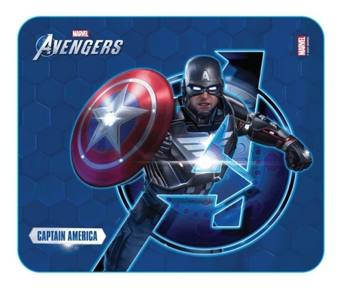 Mouse Pad Capitán América Licencia Oficial Original Nuevo