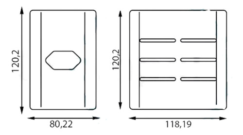 Conjunto Interruptor Paralelo 4x2' Branco Total Novara
