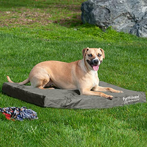 Furhaven Colchón Ortopédico Rectangular Tradicional Para