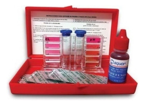 Kit Medidor De Cloro Residual Y Ph Para Albercas Aquex