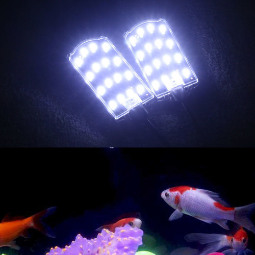 Alta Potencia Led Acuario Luz De Alto Brillo Lámpara Plantas