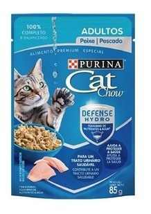 Cat Chow Pouch Gato Adulto Pescado 85gr X15u- Petit Pet Shop
