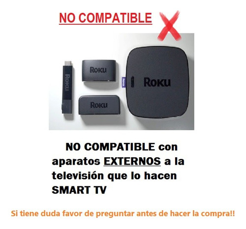 Control Para Tcl Roku Smart Tv Nuevo + Pilas Gritas