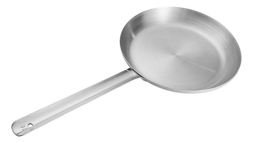 Sartén Profesional De Acero Inox Alto Grado Inducción 26 Cm Color Acero Inoxidable