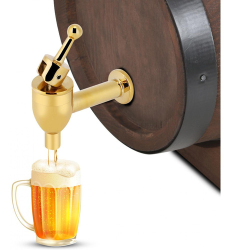Cobre Grifo de Vino Color : Gold Delaman Grifo para Cerveza Grifo para Revestimiento Grifo para Cerveza Barra de Cocina Homebrew Vástago de Barril 
