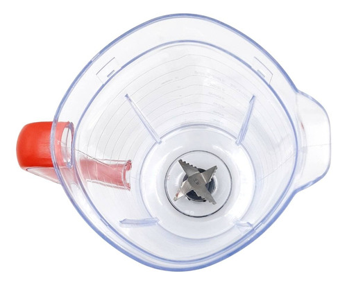 Jarra Copo De Liquidificador Britania Diamante 1200 Vermelho