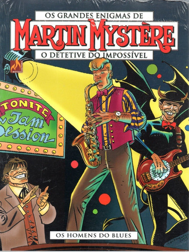 Martin Mystère N° 16 - 2ª Série - Os Homens Do Blues - 100 Páginas - Em Português - Editora Mythos - Formato 16 X 21 - Capa Mole - 2020 - Bonellihq - C23