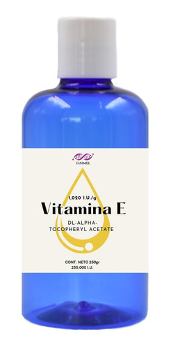 Vitamina E Pura Uso Cosmetico 250 Gramos Antioxidante