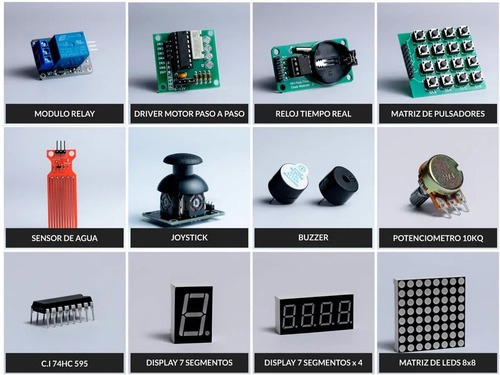 Imagen 3 de 11 de Kit Arduino Robótica Hellbot 39 Componentes Caja Plastica
