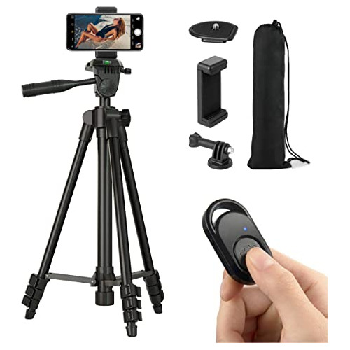 Polarduck Camera Mount Phone TriPod Stand: 42-inch 106cm Lig