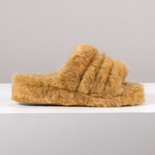 Imagen 3 de 9 de Pantufla Mujer Invierno Abrigada Comoda Peluche Moda Oasis