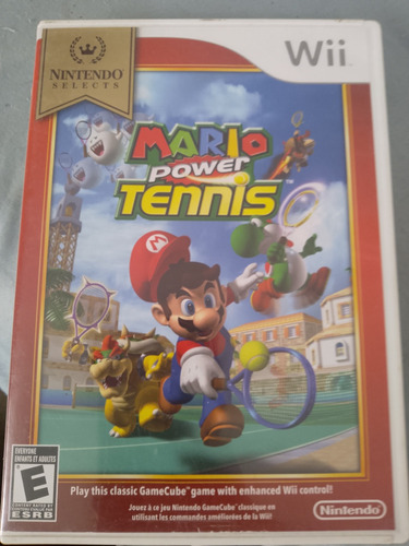 Mario Power Tennis Nintendo Wii Videojuego 