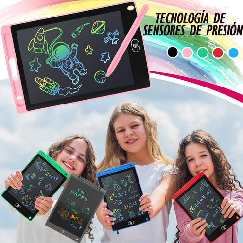 10 Pizarras Mágicas Mayoreo Lcd Niños 8'5 Tableta Multicolor Surtido