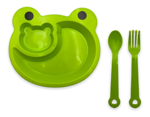 Set Alimentación Bebe Plato + Cubiertos Oferta