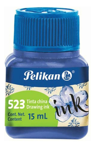 Pelikan Tinta China 523 Azul Ultra