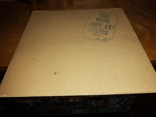 The Who  Live At Leeds Lp Original Usa 1970 C/12 Inserts