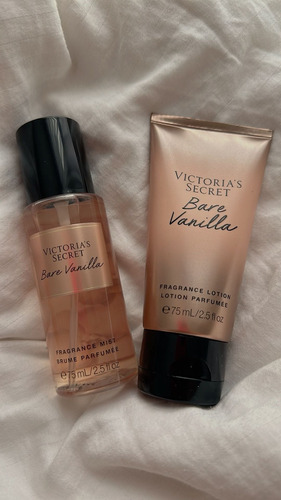 Kit Set Mist Y Lotion Bare Vanilla Victorias Secret + Crema