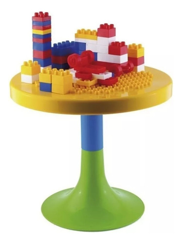 Mesa Y Sillas Didactica Con Bloques De Construccion Rondi