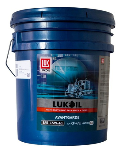 Aceite 15w40 Ci-4 Sl Diesel Paila 19 Litros Lukoil