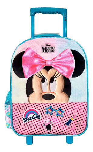 Maleta Escolar Infantil Minnie Pink Bow