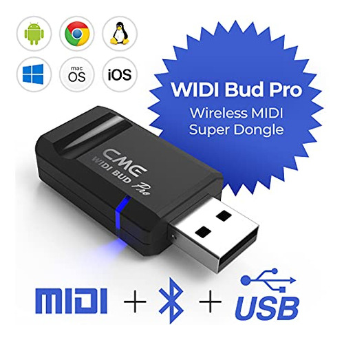 Cme Widi Bud Pro - Bluetooth Midi Interface - 3ms Latency -