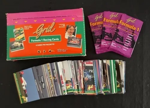 Figuritas Formula Uno Racing Cards + Caja , Lote De 165