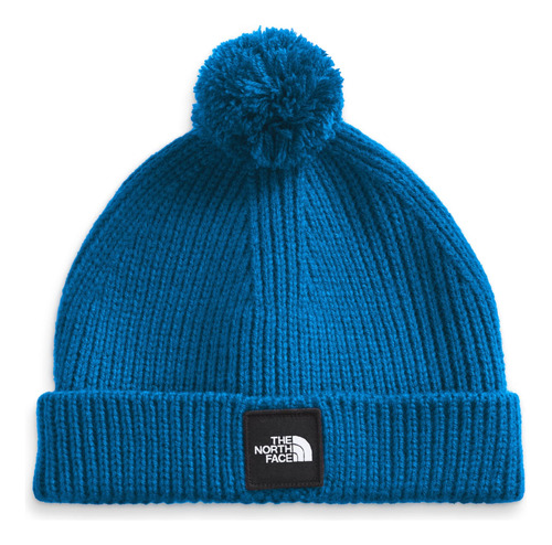 The North Face Gorro Con Pompón Y Logo Littles Box, Azul S