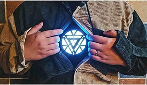 Tony Cosplay Adulto Novedad Arc Reactor Illuminate Camiseta