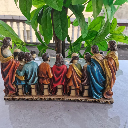 Resina La Estatua Decorativa De La Última Cena Para La