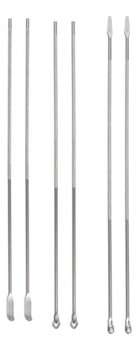 Juego De Herramientas Silver Ear Pick, 6 Unidades, Cucharas