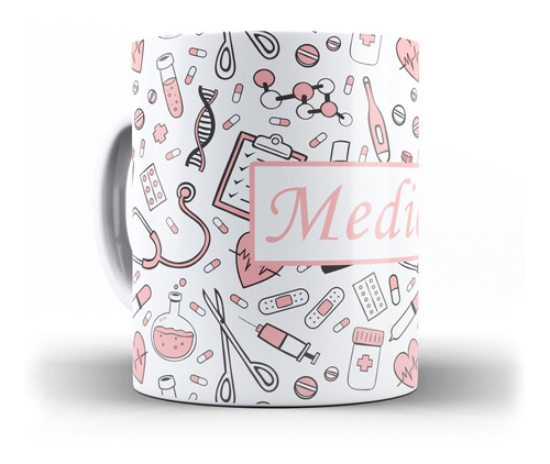 Caneca Medicina Médico Médica  Profissão Mod 1