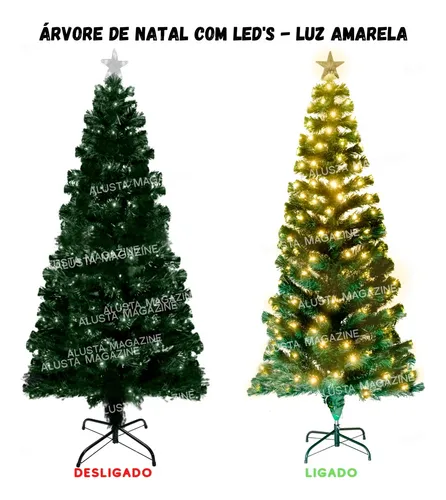 Árvore de Natal Pinheiro Magic com Led 1,80m