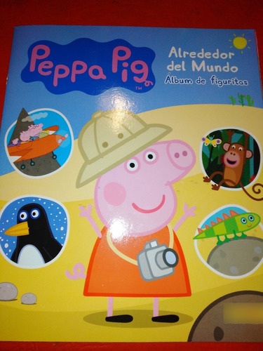 Album Peppa Pig  Alrededor Del Mundo Excelente  Completo