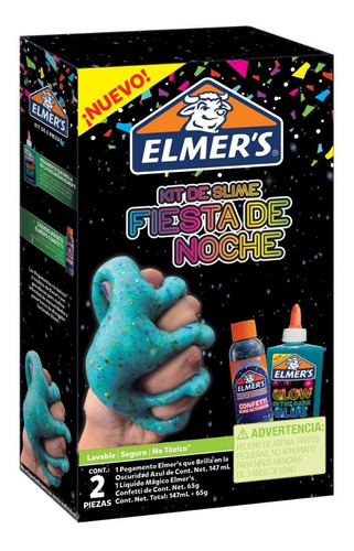 Kit De Slime Fiesta De Noche 2 Piezas