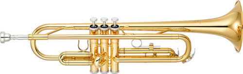 Imagen 3 de 4 de Yamaha Trompeta Dorada Profesional Ytr2330