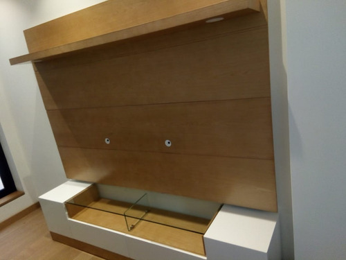 Mueble Tv Con Panel Oculta Cable Ref: Livo 4.0 Lacado