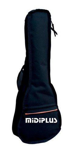 Ukelele Soprano Midiplus De Madera Con Funda Color Verde