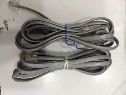 Imagen 2 de 3 de Paquete De Cable Telefonico De 1.80 Metros Con 17 Piezas
