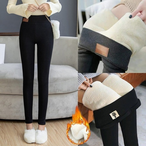 2 Pantalones Térmicos Gruesos De Forro Polar Para Nieve Con